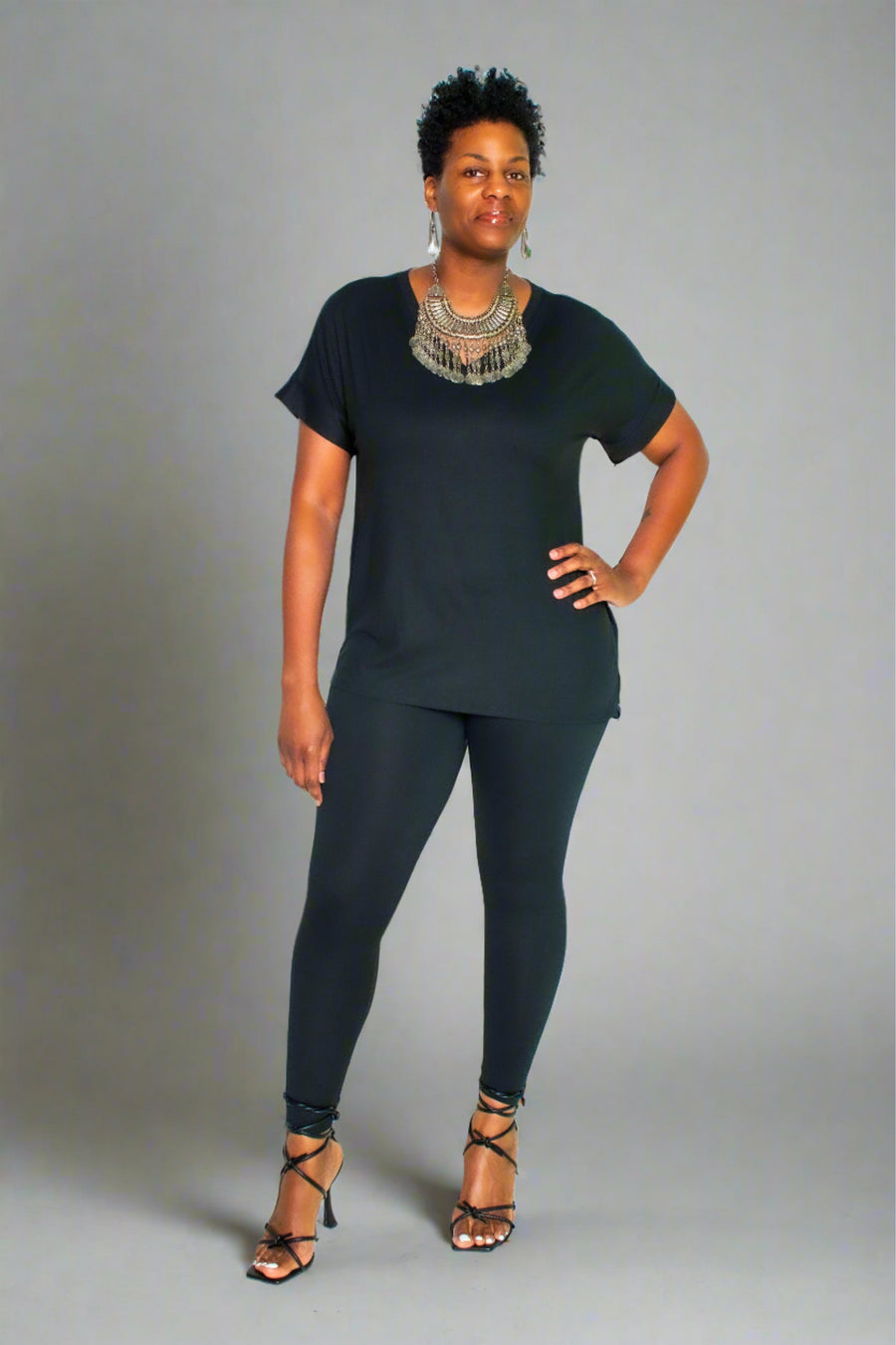 Loungewear Set (Black) - Tosh`E Boutique