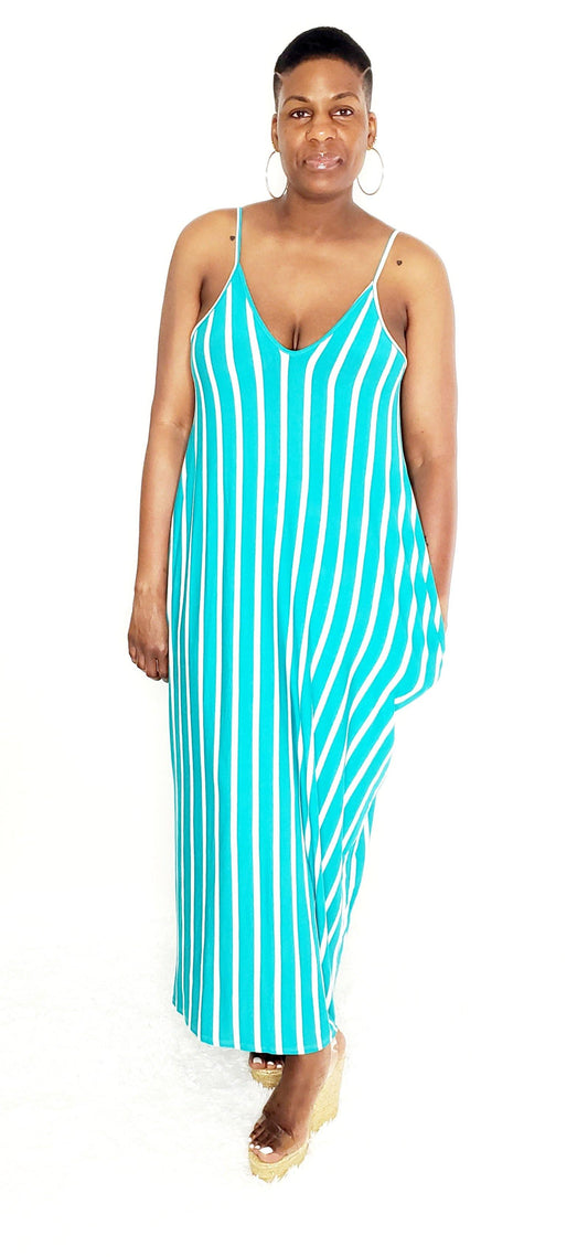 Jaded Stripe Dress - Tosh`E Boutique