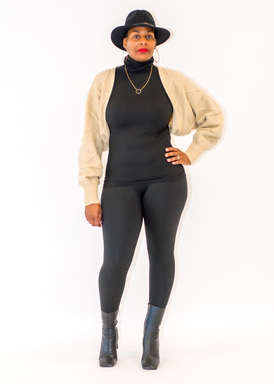 Long Sleeve Crop Cardigan - Tosh`E Boutique