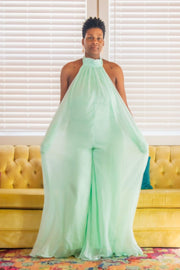 Halter Jumpsuit (Mint) - Tosh`E Boutique